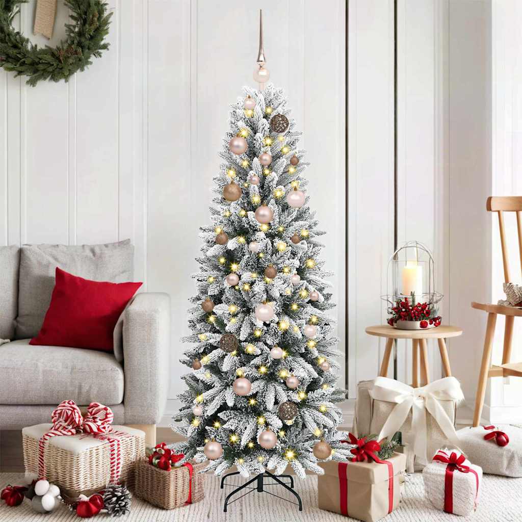 Künstlicher Weihnachtsbaum Weiß 150 cm