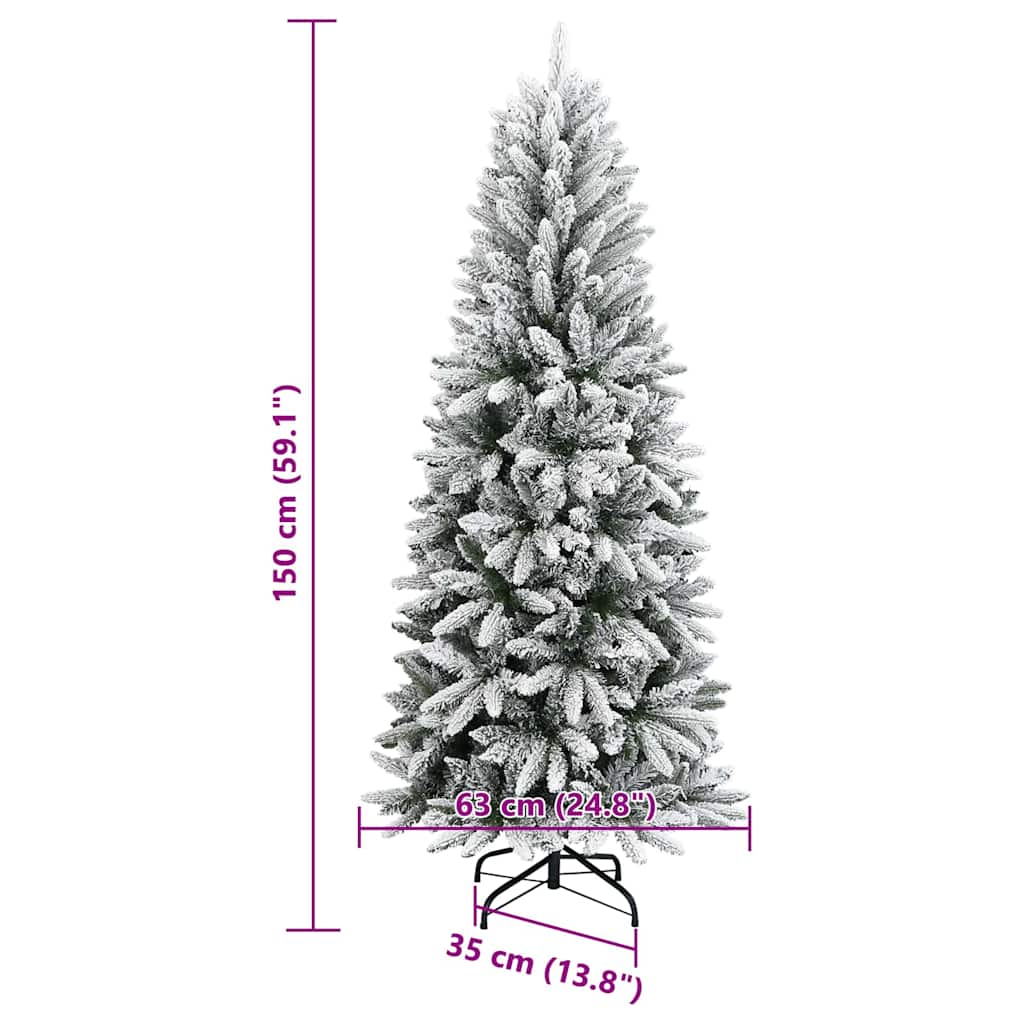 Künstlicher Weihnachtsbaum Weiß 150 cm