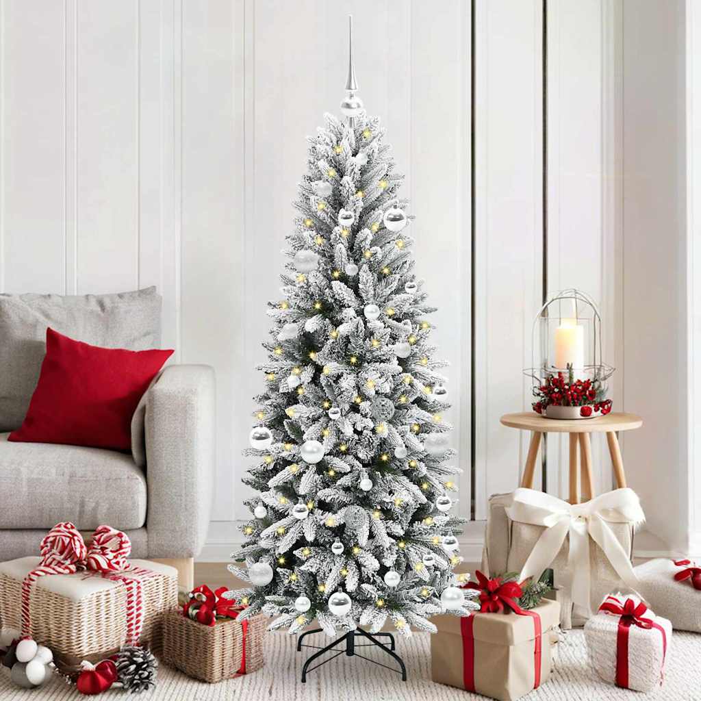 Künstlicher Weihnachtsbaum Weiß 150 cm