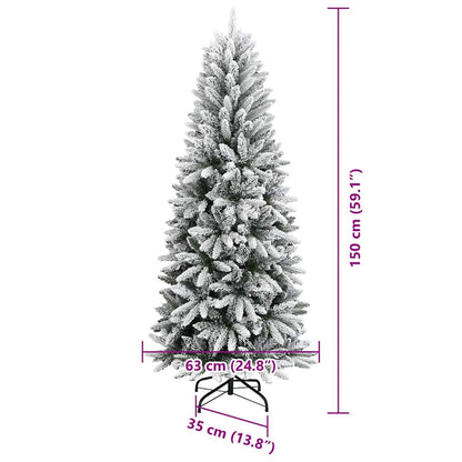Künstlicher Weihnachtsbaum Weiß 150 cm