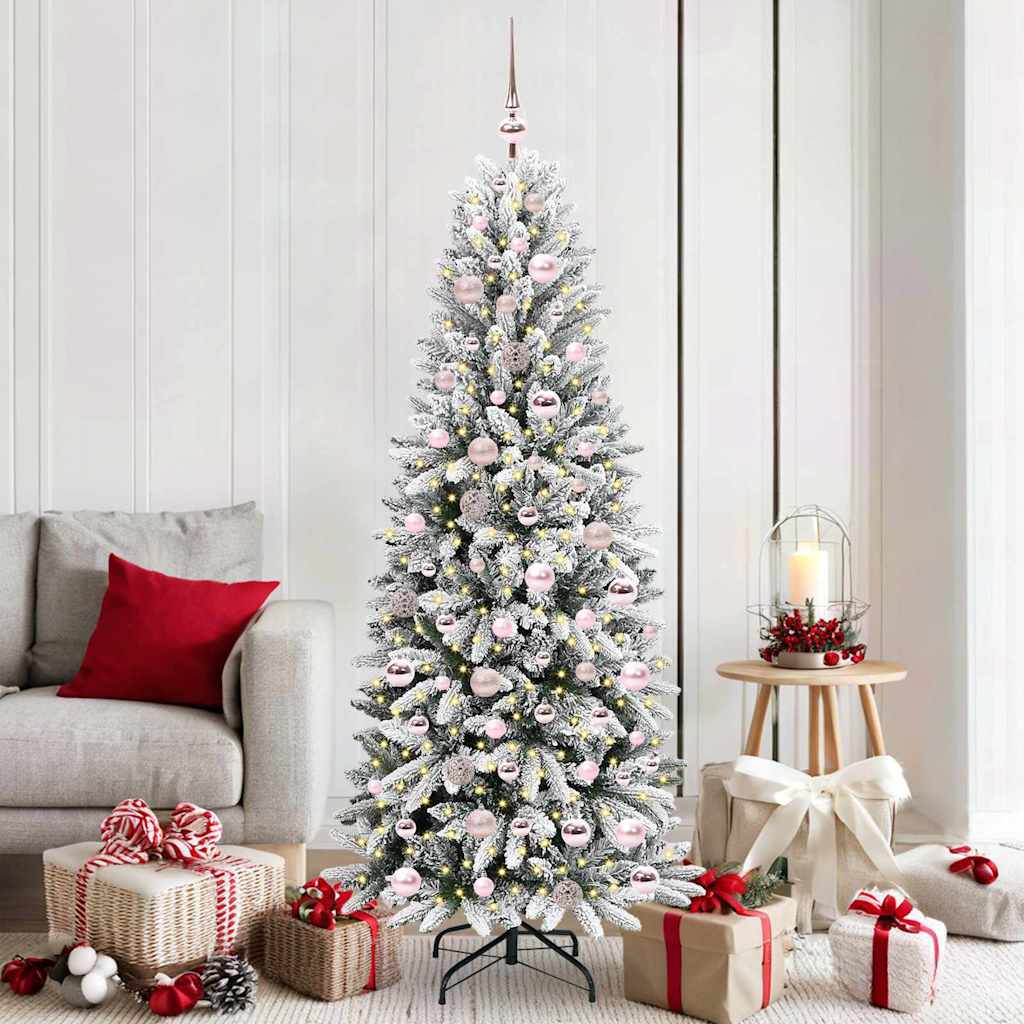 Künstlicher Weihnachtsbaum Weiß 180 cm