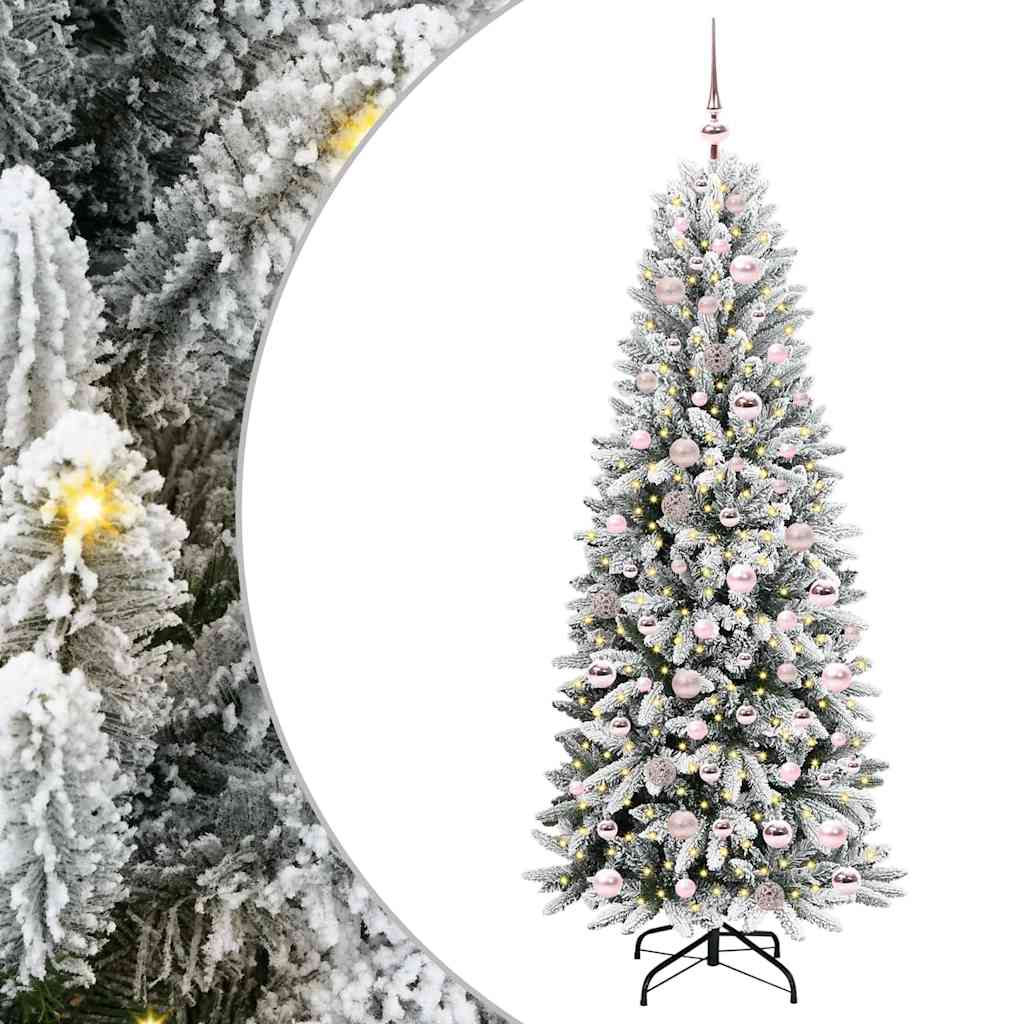 Künstlicher Weihnachtsbaum Weiß 180 cm