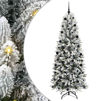 Künstlicher Weihnachtsbaum Weiß 210 cm