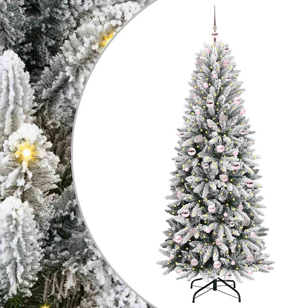 Künstlicher Weihnachtsbaum Weiß 210 cm