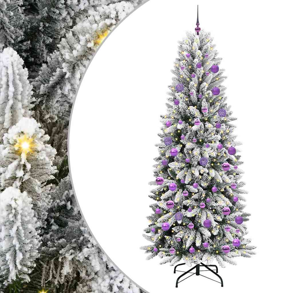 Künstlicher Weihnachtsbaum Weiß 210 cm