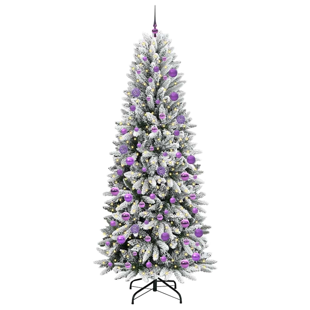 Künstlicher Weihnachtsbaum Weiß 210 cm