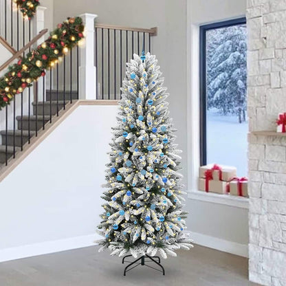 Künstlicher Weihnachtsbaum Weiß 240 cm
