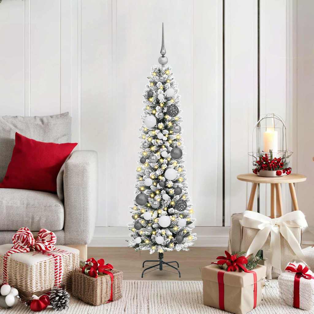 Künstlicher Weihnachtsbaum Weiß 120 cm