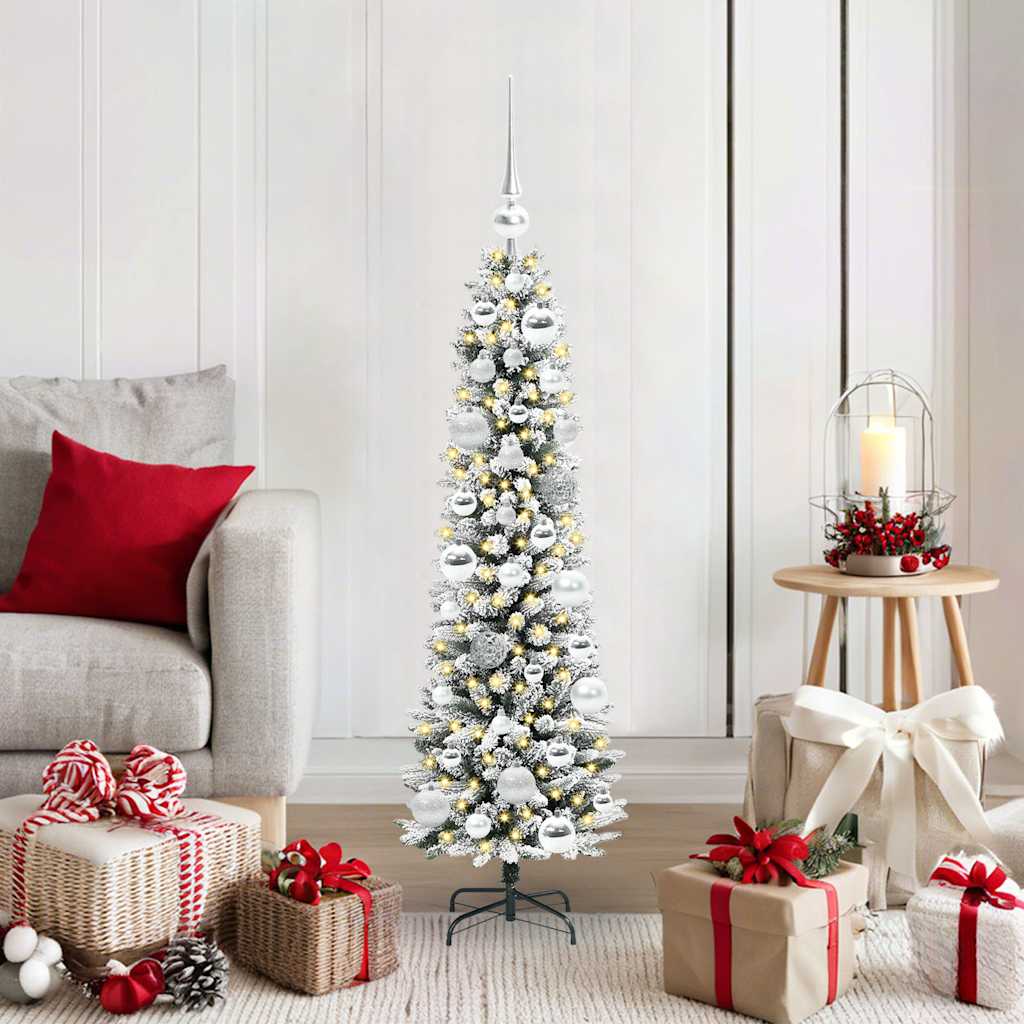 Künstlicher Weihnachtsbaum Weiß 120 cm