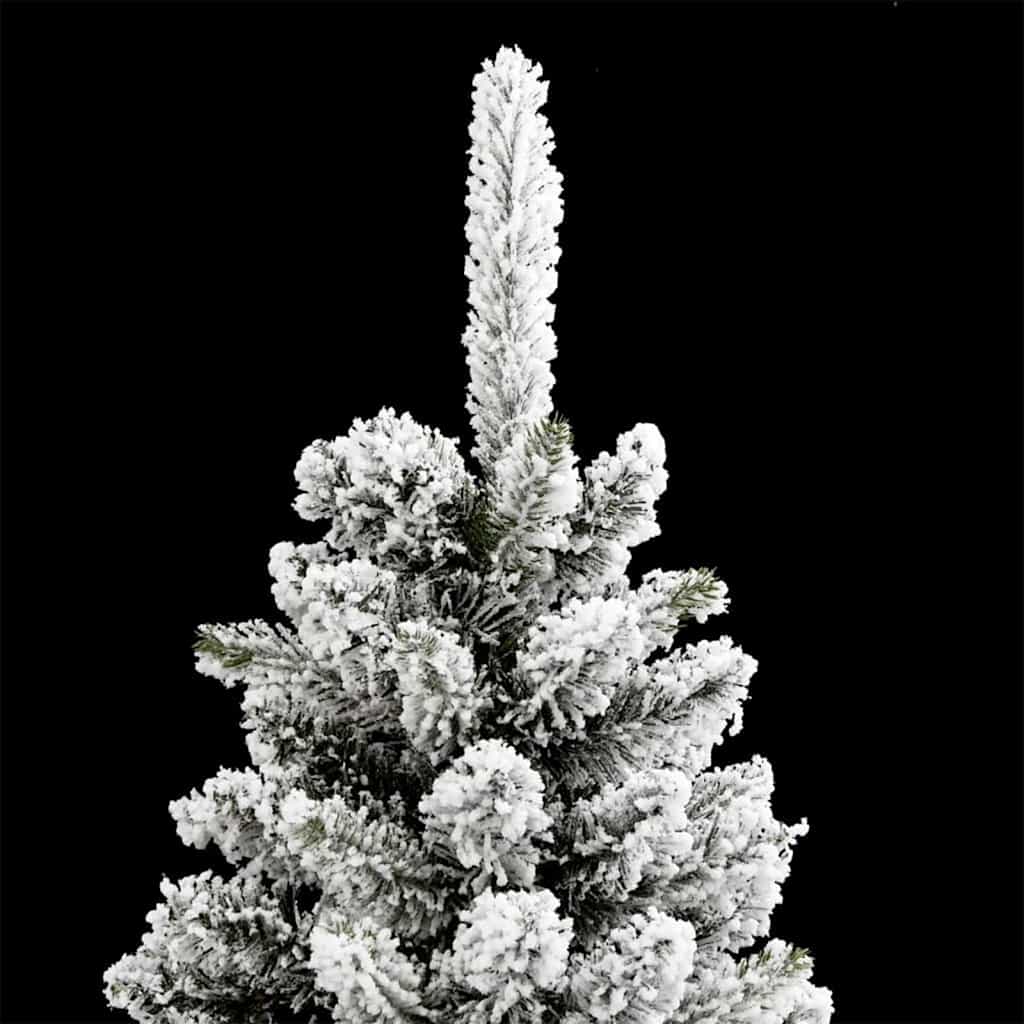 Künstlicher Weihnachtsbaum mit 150 LEDs mit Ständer Weiß 150 cm