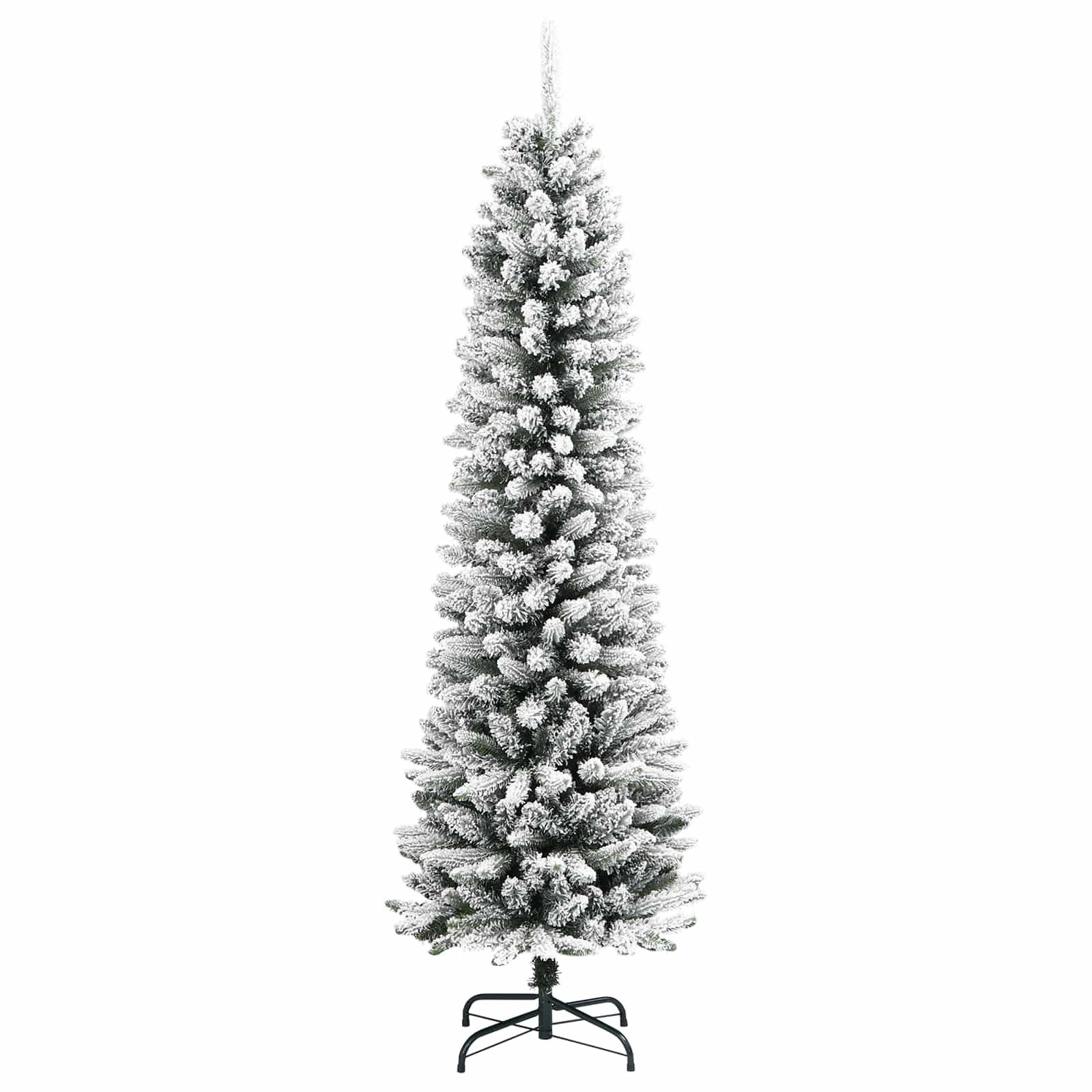 Künstlicher Weihnachtsbaum mit 150 LEDs mit Ständer Weiß 150 cm