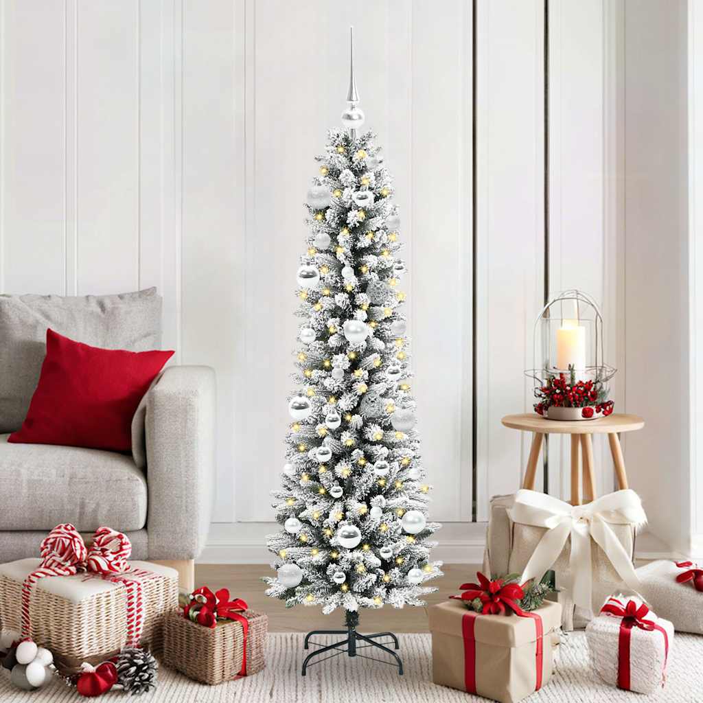 Künstlicher Weihnachtsbaum Weiß 150 cm