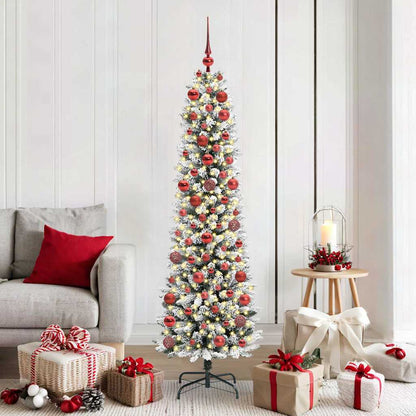 Künstlicher Weihnachtsbaum Weiß 180 cm