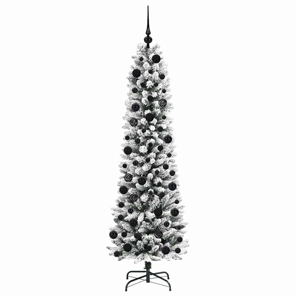 Künstlicher Weihnachtsbaum mit 300 LEDs mit Ständer Weiß 180 cm