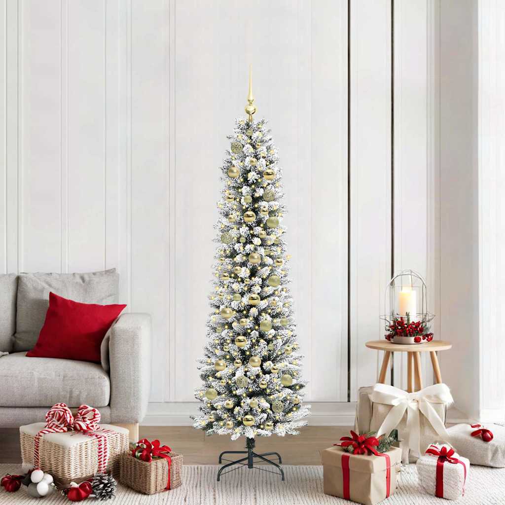 Künstlicher Weihnachtsbaum Weiß 180 cm