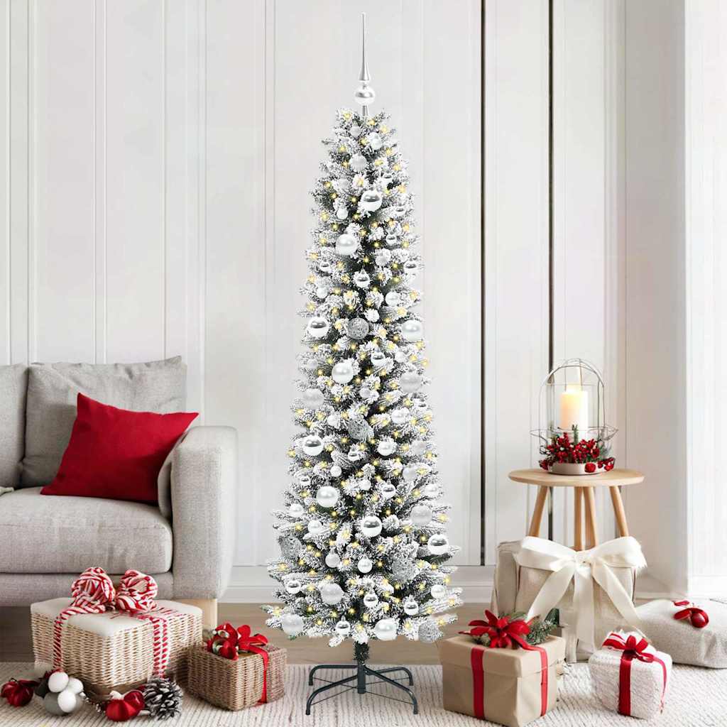Künstlicher Weihnachtsbaum Weiß 180 cm