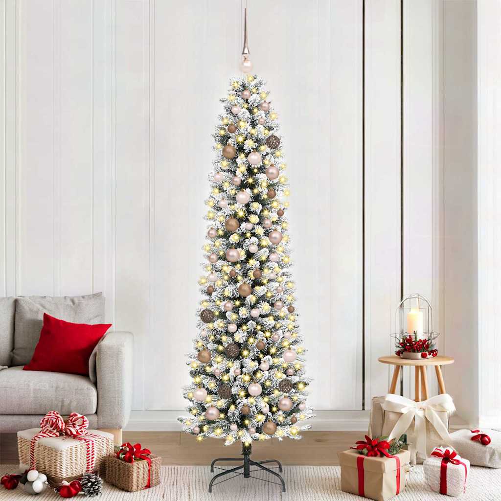 Künstlicher Weihnachtsbaum Weiß 210 cm