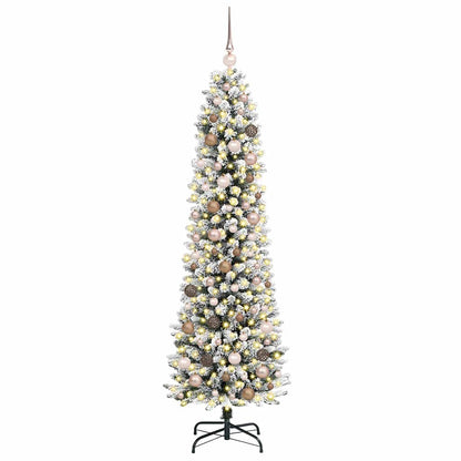 Künstlicher Weihnachtsbaum Weiß 210 cm