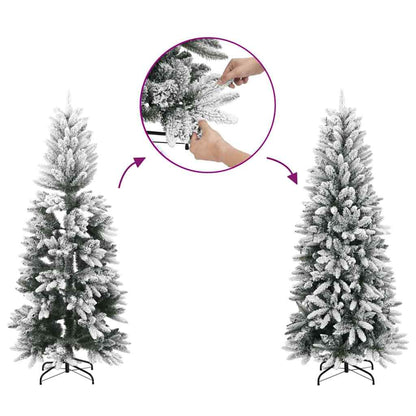 Künstlicher Weihnachtsbaum Weiß 210 cm