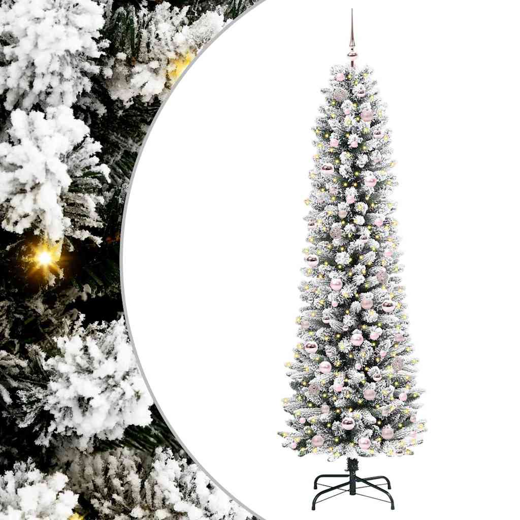 Künstlicher Weihnachtsbaum Weiß 210 cm