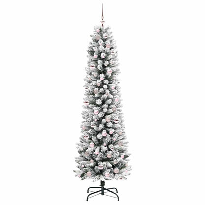 Künstlicher Weihnachtsbaum Weiß 210 cm