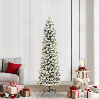 Künstlicher Weihnachtsbaum Weiß 210 cm