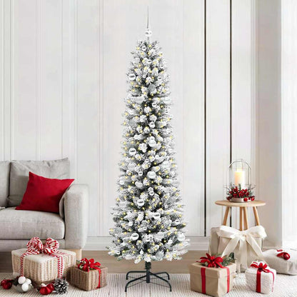 Künstlicher Weihnachtsbaum Weiß 210 cm