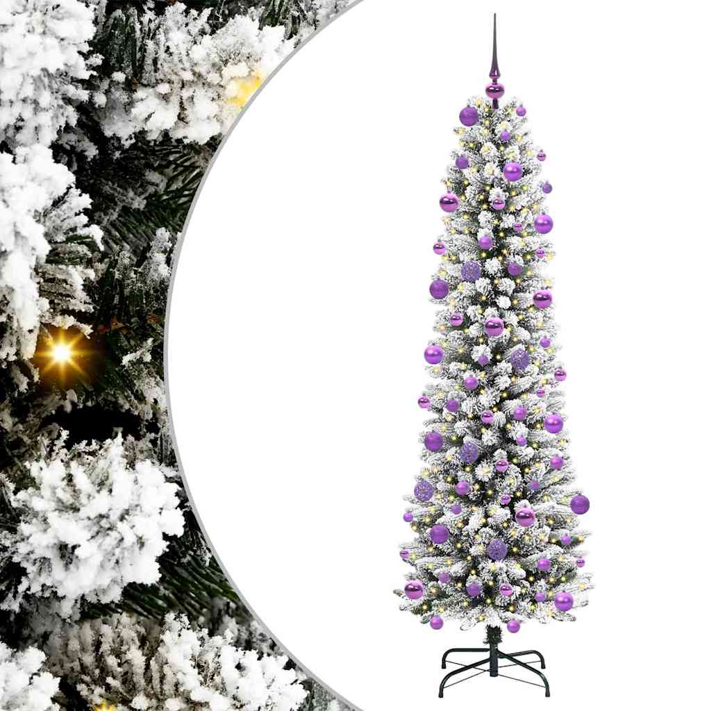 Künstlicher Weihnachtsbaum Weiß 210 cm
