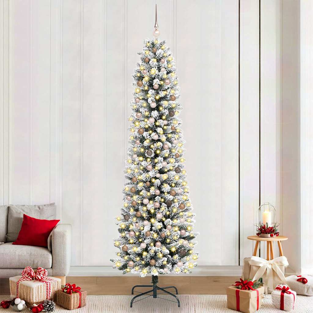 Künstlicher Weihnachtsbaum Weiß 240 cm