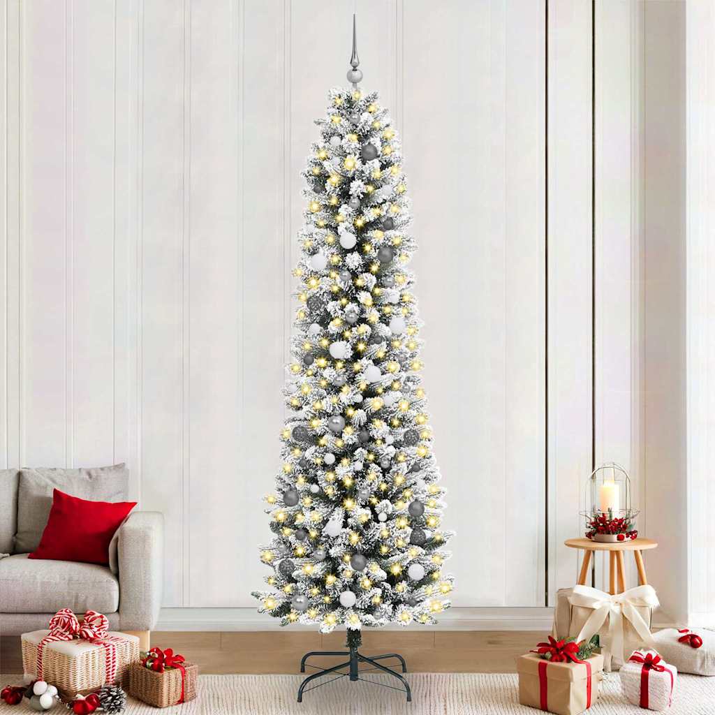 Künstlicher Weihnachtsbaum Weiß 240 cm