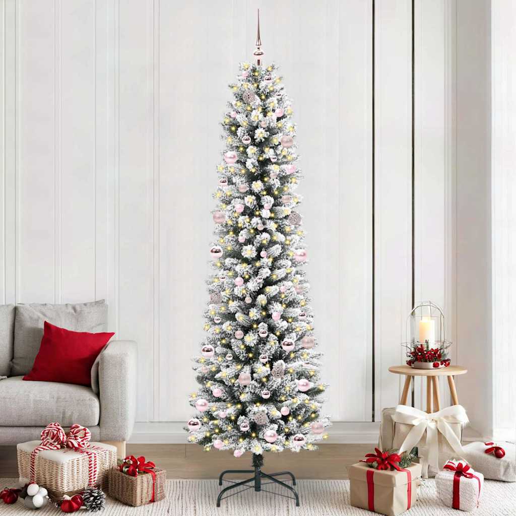 Künstlicher Weihnachtsbaum Weiß 240 cm