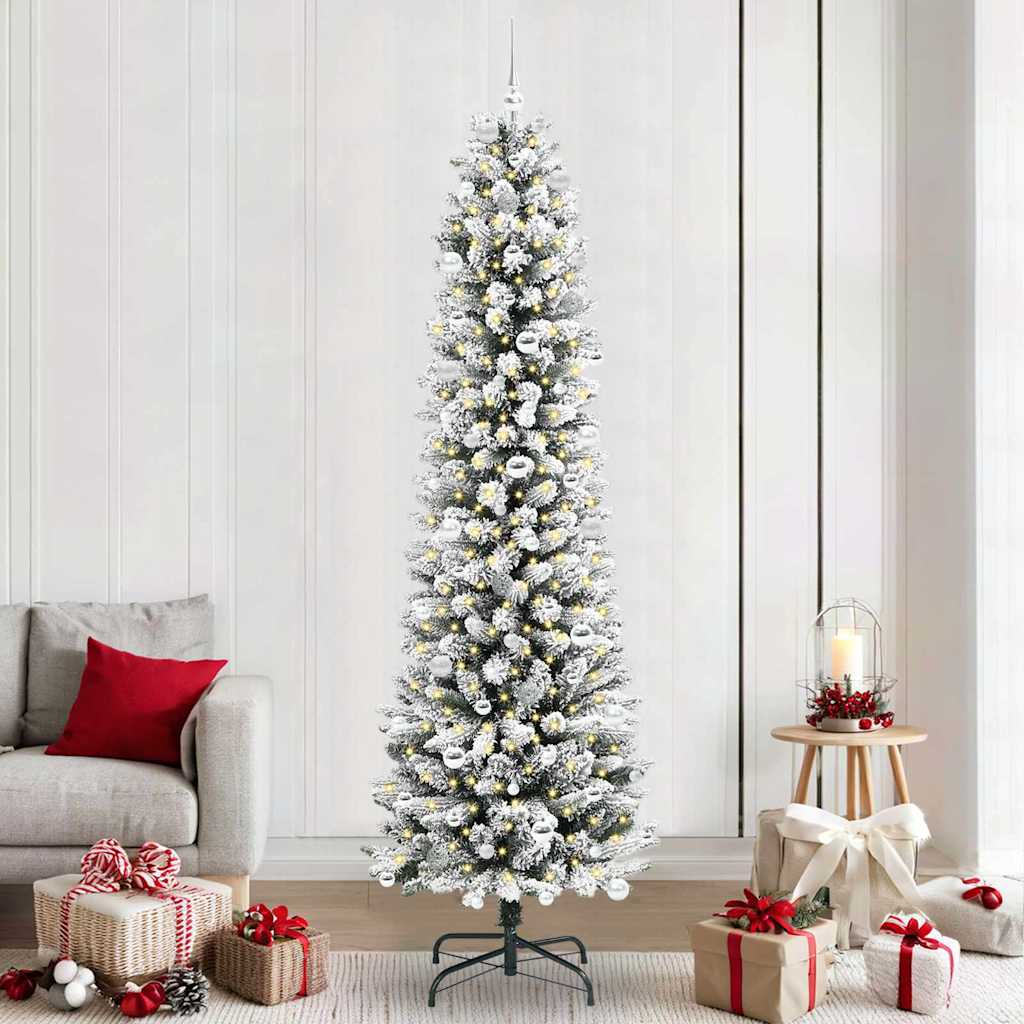 Künstlicher Weihnachtsbaum Weiß 240 cm