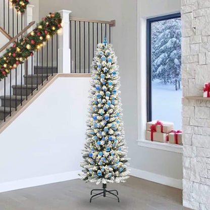 Künstlicher Weihnachtsbaum Weiß 240 cm