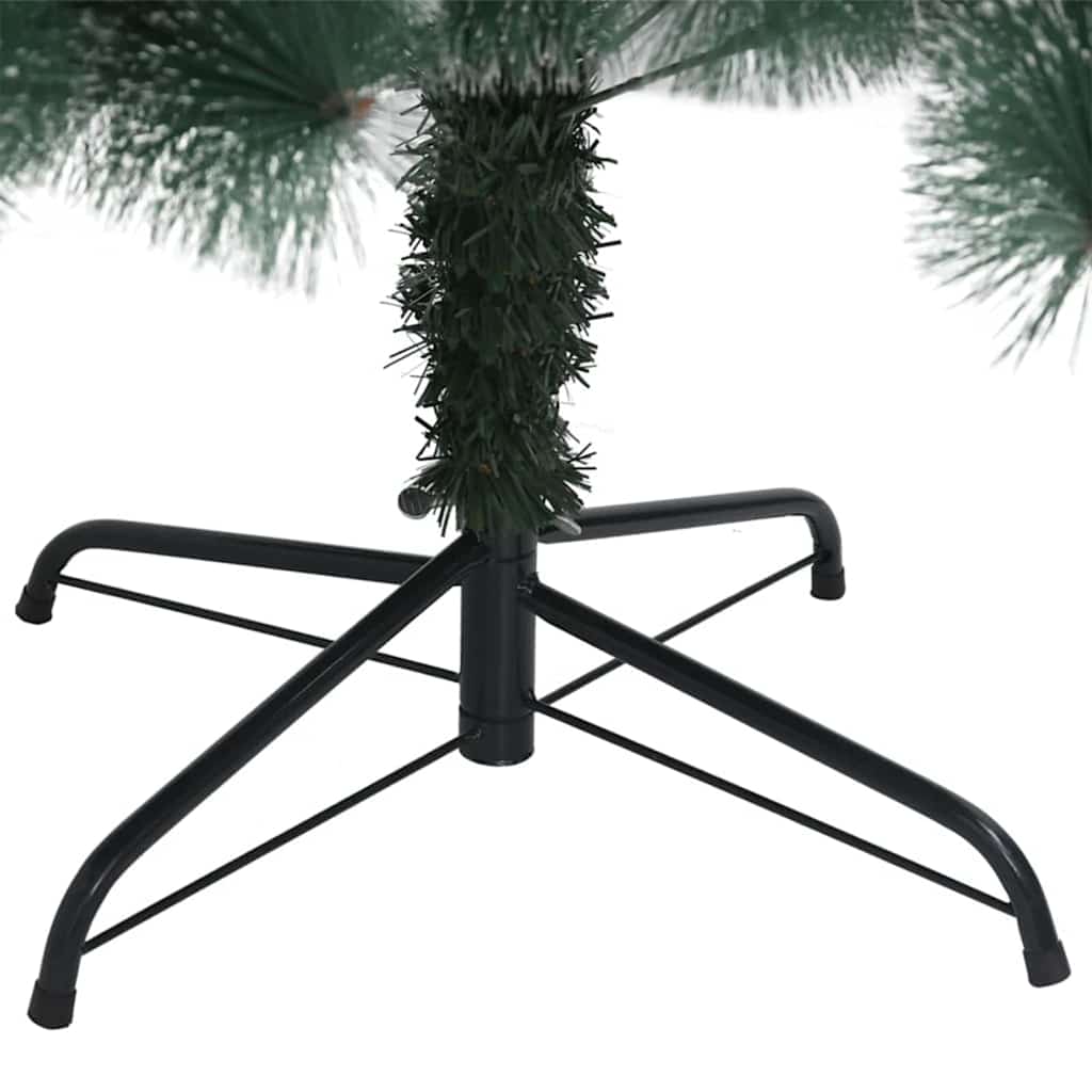 Künstlicher vorbeleuchteter Weihnachtsbaum Grün 180 cm PET