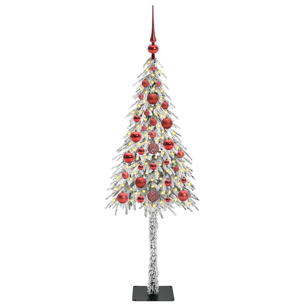 Weihnachtsbaum mit 150 LEDs Weiß 120 cm PE und Stahl