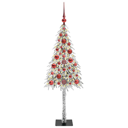 Weihnachtsbaum mit 150 LEDs Weiß 120 cm PE und Stahl
