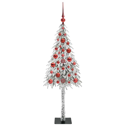 Weihnachtsbaum mit 150 LEDs Weiß 120 cm PE und Stahl