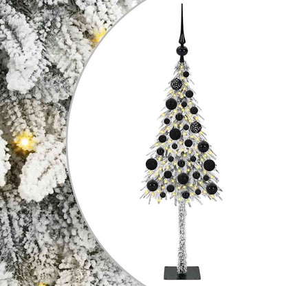 Weihnachtsbaum mit 150 LEDs Weiß 120 cm PE und Stahl
