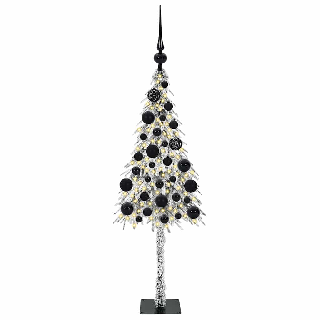 Weihnachtsbaum mit 150 LEDs Weiß 120 cm PE und Stahl