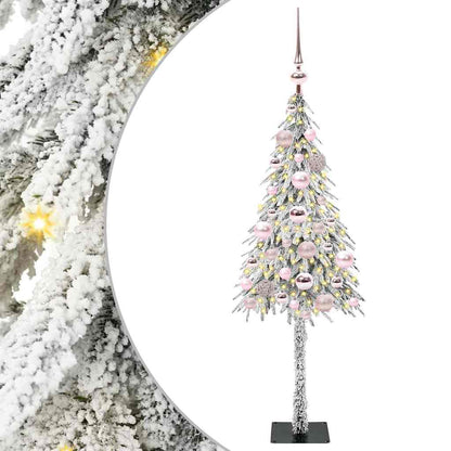 Weihnachtsbaum mit 150 LEDs Weiß 120 cm PE und Stahl