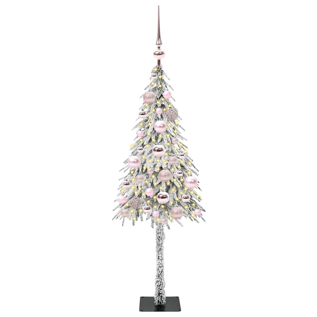 Weihnachtsbaum mit 150 LEDs Weiß 120 cm PE und Stahl