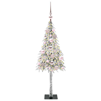 Weihnachtsbaum mit 150 LEDs Weiß 120 cm PE und Stahl