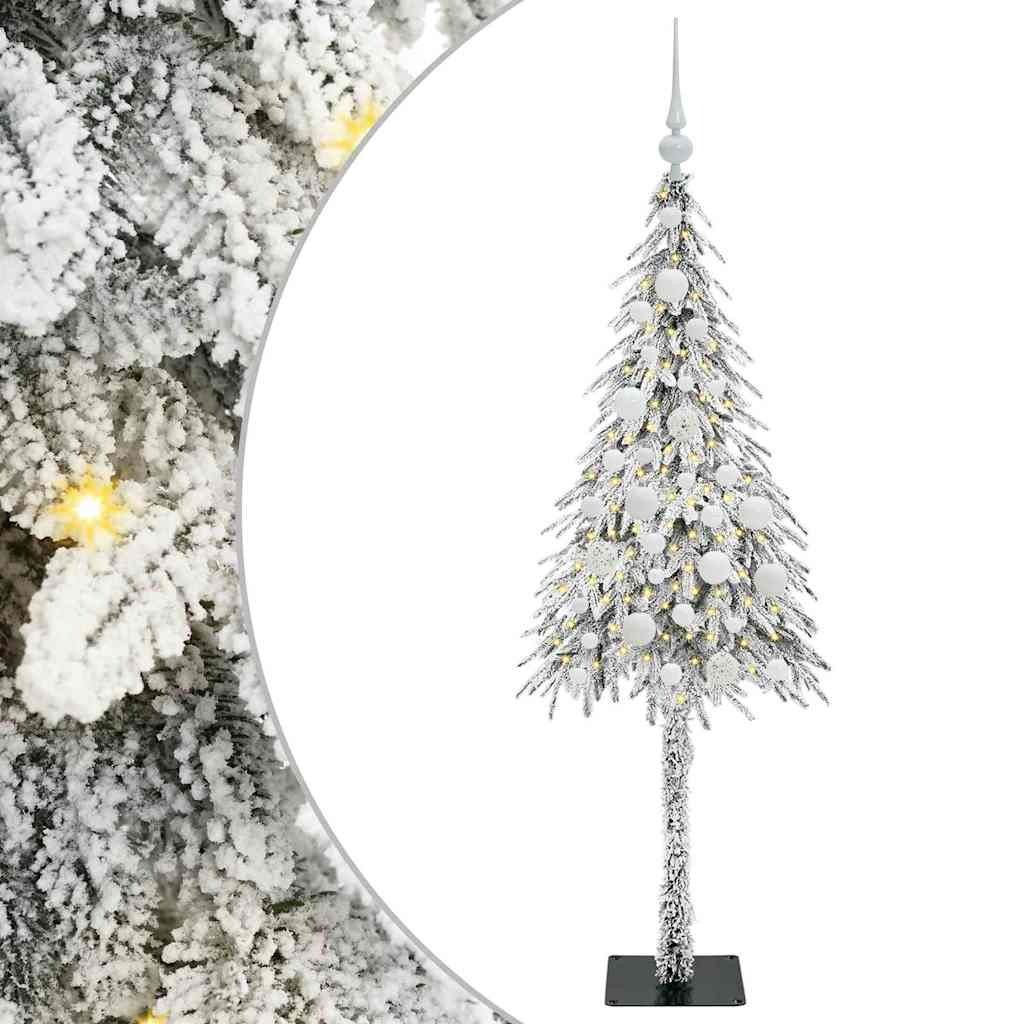 Weihnachtsbaum mit 150 LEDs Weiß 120 cm PE und Stahl