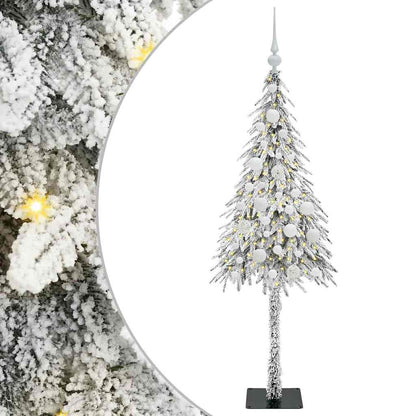 Weihnachtsbaum mit 150 LEDs Weiß 120 cm PE und Stahl