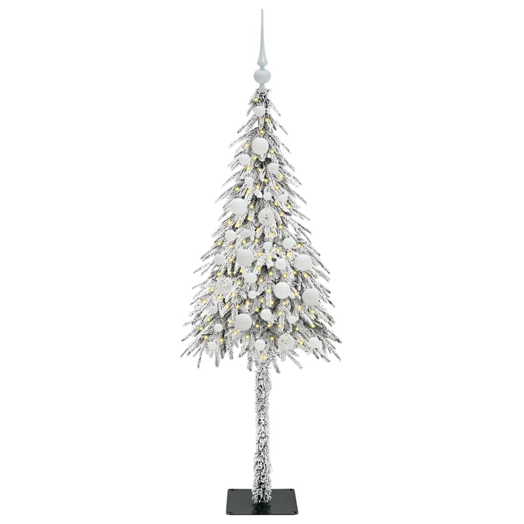 Weihnachtsbaum mit 150 LEDs Weiß 120 cm PE und Stahl