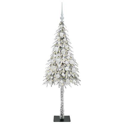 Weihnachtsbaum mit 150 LEDs Weiß 120 cm PE und Stahl