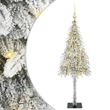 Weihnachtsbaum mit 150 LEDs Weiß 120 cm PE und Stahl