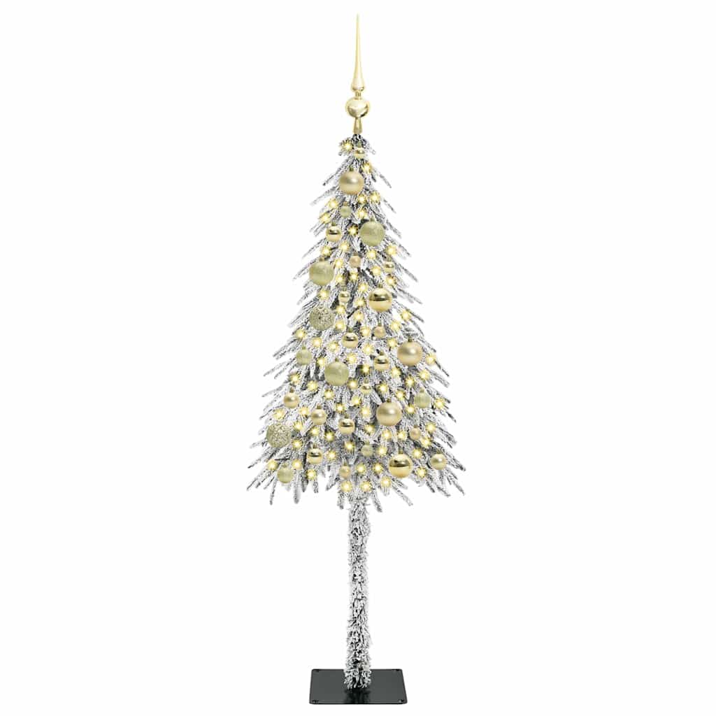 Weihnachtsbaum mit 150 LEDs Weiß 120 cm PE und Stahl