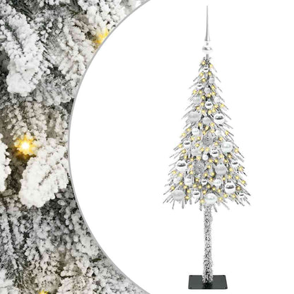 Weihnachtsbaum mit 150 LEDs Weiß 120 cm PE und Stahl