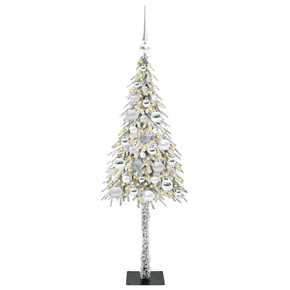 Weihnachtsbaum mit 150 LEDs Weiß 120 cm PE und Stahl